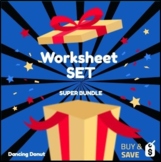 Recycling + Earth Day Worksheet SET