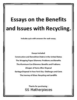 essays on recycling
