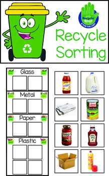 Recycling File Folder Sorting by Blake Pi | Teachers Pay Teachers