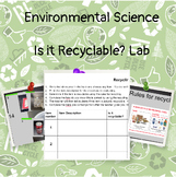 Recycling Lab - Pictures of Items & Answer Document