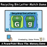 Recycling Letter Match Game