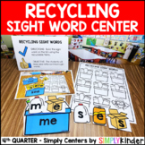 Recycling Sight Words Center