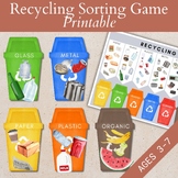 Recycling Sort, Earth Day Project, Sorting Objects into Ca