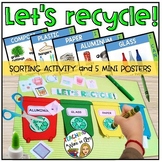 Recycling Sorting Activity and Mini Posters