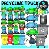 Recycling Truck Clip Art Set - EARTH DAY {Educlips Clipart}