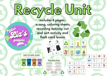 Preview of Recycling Unit Activities