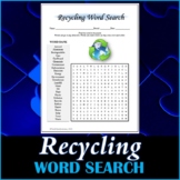 Recycling Word Search Puzzle