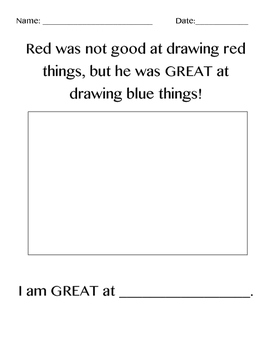 red a crayon story