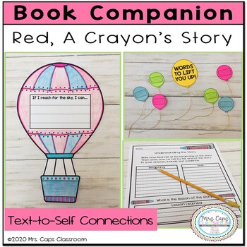 Bakterie pave Relativitetsteori Red, A Crayon's Story Book Companion 2nd, 3rd, & 4th Grade | TPT