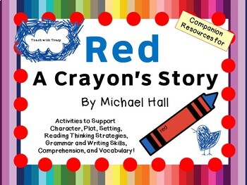 Høflig Lad os gøre det ornament Red: A Crayon's Story by Michael Hall: A Complete Literature Study!