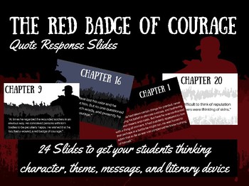Red Badge Of Courage Character Analysis