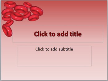 Preview of Red Blood Cells Powerpoint Template