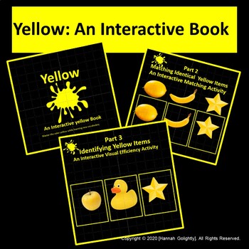 Preview of CVI Yellow Book Bundle - CVI, LowVision, Multiple Disabled, AAC/Switch