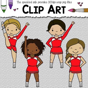 red cheer clip art