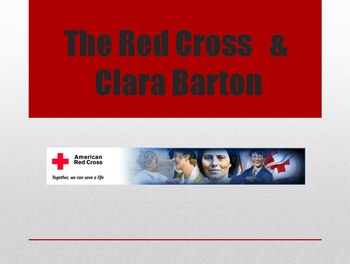 Preview of Red Cross/Clara Barton Power Point (powerpoint)