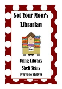 Preview of Red Dot Library Shelf Sign Collection