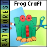 Red Eye Tree Frog Craft | Rainforest | Zoo Animals