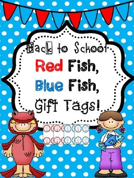 Preview of Red Fish, Blue Fish, Gift Tags