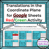 Red/Green Practice: Translations in the Coordinate Plane (