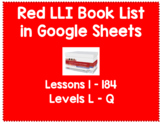 Red LLI Kit - Book List in Google Sheets