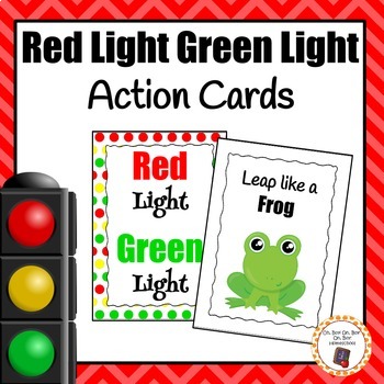 Red Light Green Light Action Cards By Oh Boy Homeschool Tpt