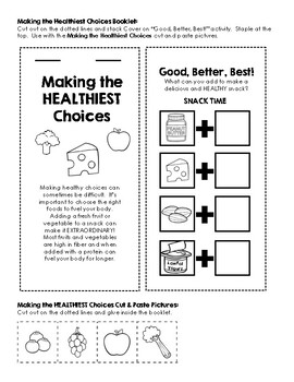 Red Light Green Light Eat Right Making Healthy Choices Science Pack