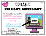 Red Light, Green Light Editable Google Slides Game | Dista
