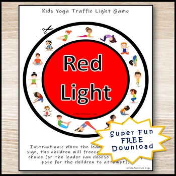 Yoga Games – Red Light, Green Light – The Yoga Classroom