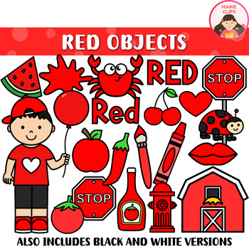 Teach Your Child About Things That Are Red In Colour