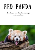 Red Panda: A Fun and Informative Reading Passage (Grade 1-5)