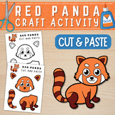 Red Panda Craft | Forest Animal Craft | Color, Cut, and Paste