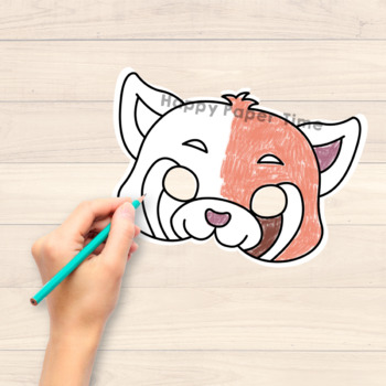 Asian jungle animal masks paper printable - Kid crafts - Happy Paper Time