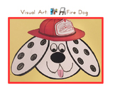 Red Pants Writing: Fire Dog Visual Art Sequence & Worksheets