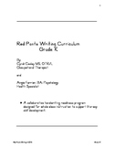 Red Pants Writing Grade: K Curriculum