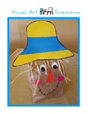 Red Pants Writing: Scarecrow Bag Visual Art Sequence & Worksheets
