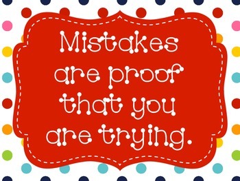 FREE RED Polka-Dot themed inspirational quotes by The ABC's of Teaching
