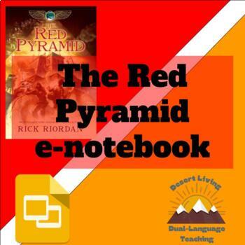 Preview of Red Pyramid Rick Riordan interactive digital novel study