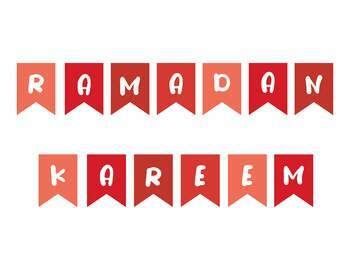 Preview of Red RAMADAN KAREEM Banners for RAMADHAN Month 2024
