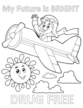 red ribbon week coloring pages for kids