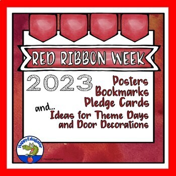 Red Ribbon Week Door Decorations Worksheets Teaching Resources Tpt