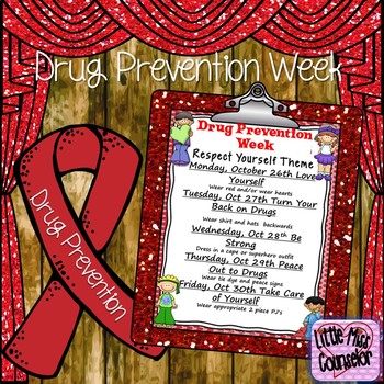 Preview of Drug Prevention Week Editable Flyer