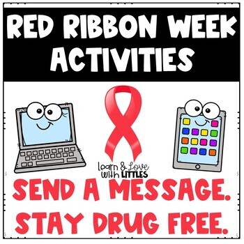 Red Ribbon Week Activities Send A Message Worksheets Tpt