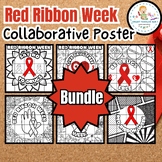 Red Ribbon BUNDLE: Bulletin Board, Collaborative poster craft, and more