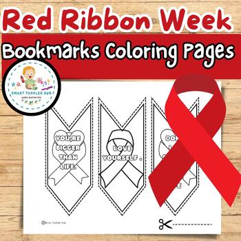 Red Ribbon Bookmark W/ Ribbon Tie 4Dz - Stationery - 48 Pieces