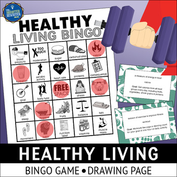 Preview of Healthy Habits Bingo Game