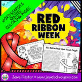 Red Ribbon Week Activities 2021 (Red Ribbon Week Word Search)