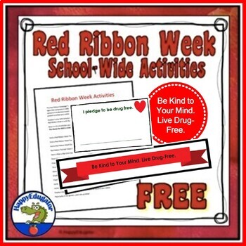 Preview of Red Ribbon Week Activities 2023 For Your School FREE