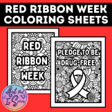 Red Ribbon Week Activity: 20 Coloring Pages