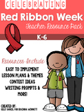 Red Ribbon Week School-Wide Print-N-Go Activity Book for T