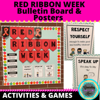 red ribbon week poster ideas halloween